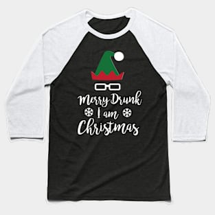 Merry Drunk Im Baseball T-Shirt